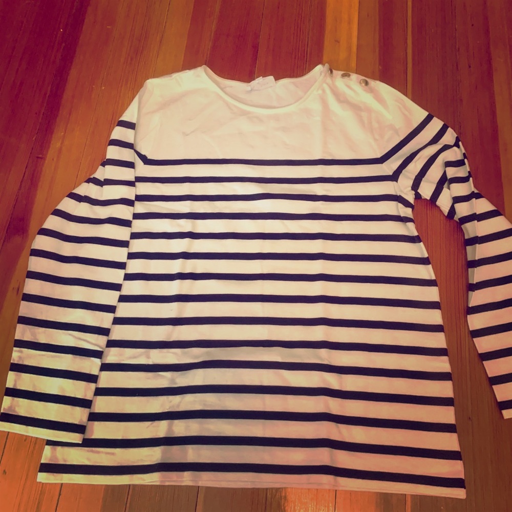 Sezane stripped top size xl